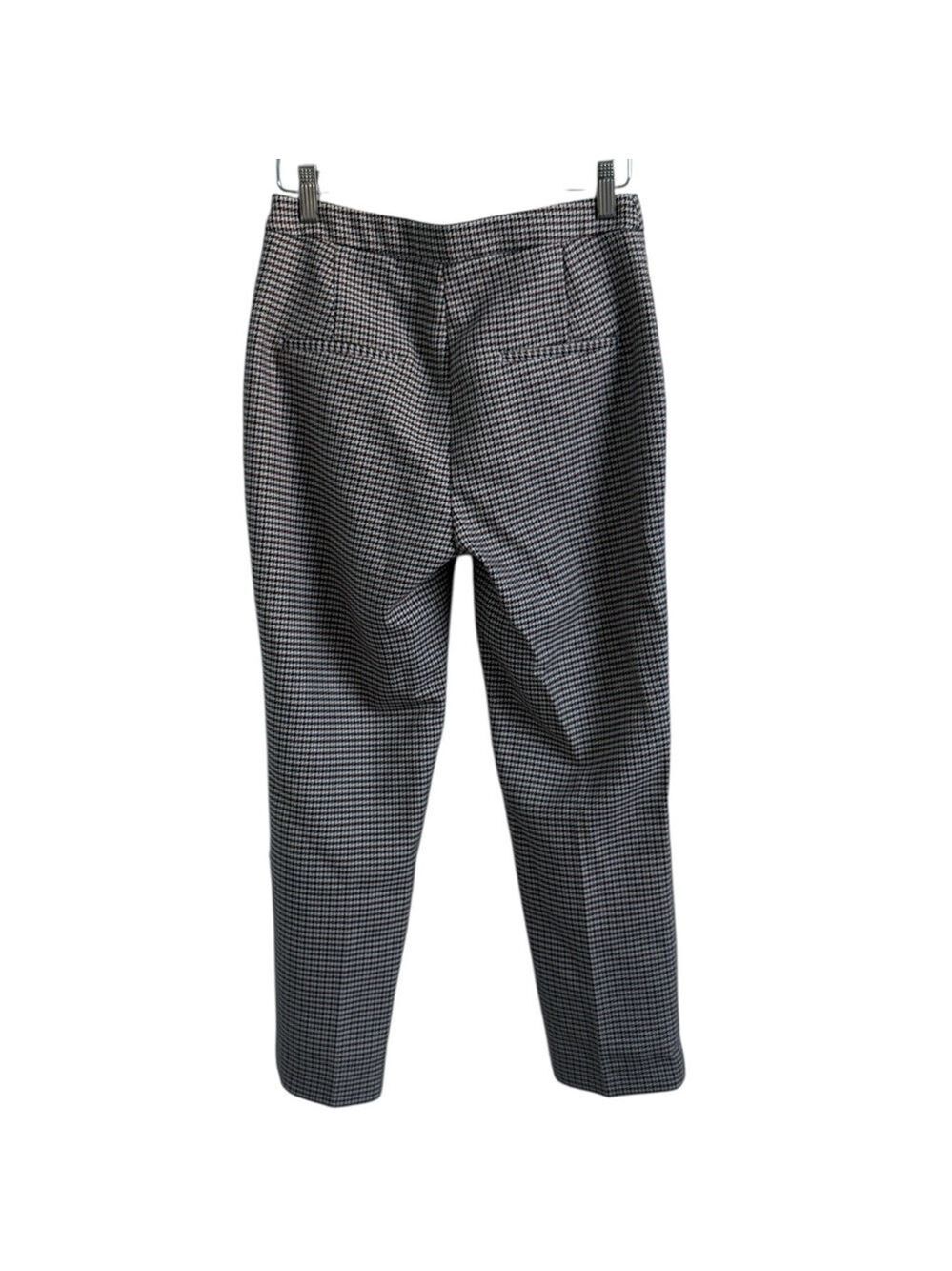 H&M Brown and Beige Houndstooth Patterned Slacks Size US4 - Picture 3 of 12